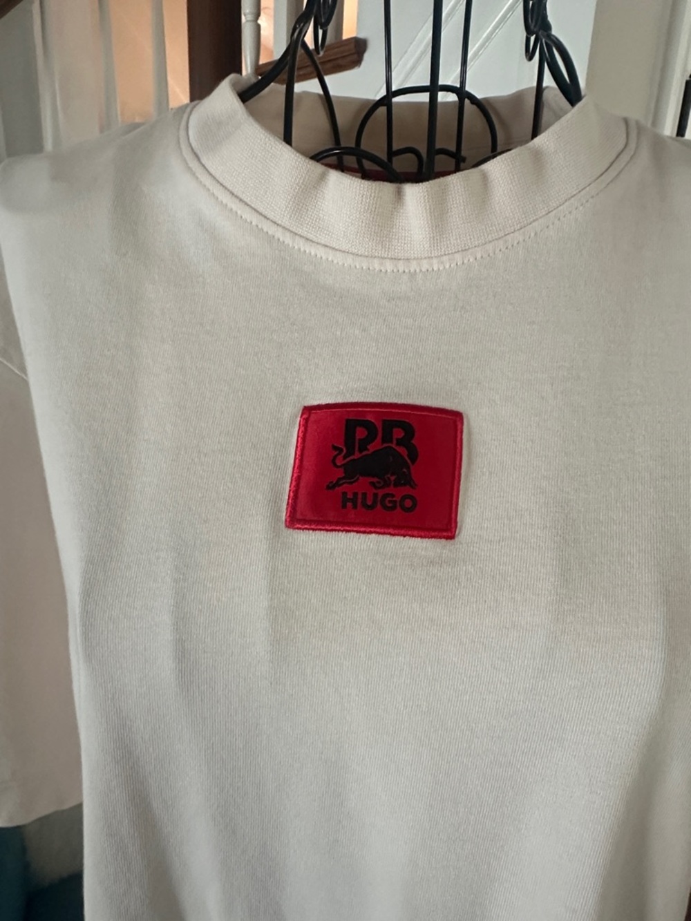 Hugo Boss Cream Oversized Short Sleeve Tee